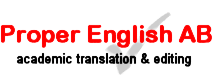 Proper English AB